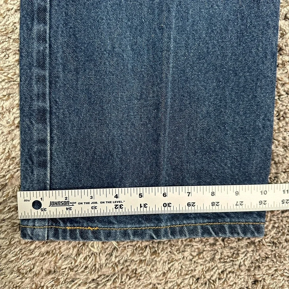 Levis 517 Jeans Mens 40x30 Blue Denim Bootcut Fit Medium Wash Red Tab Cotton y2k